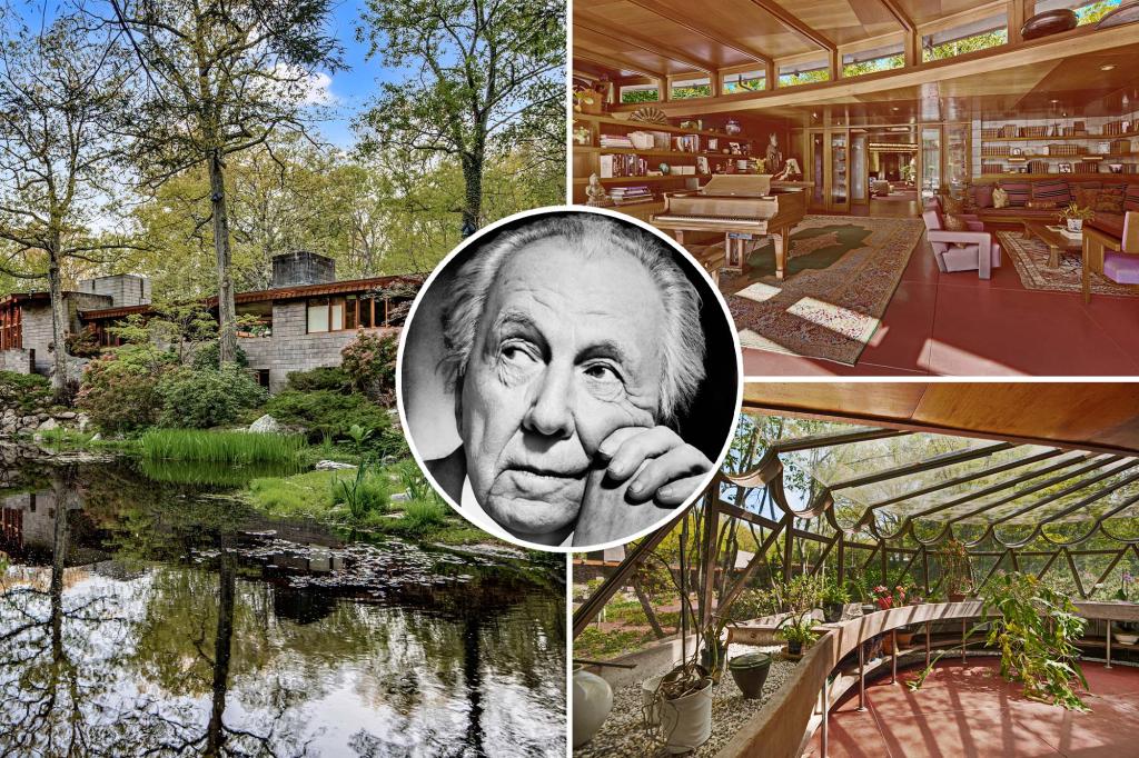 La antigua propiedad de Frank Lloyd Wright en Connecticut se vendió por 6 millones de dólares