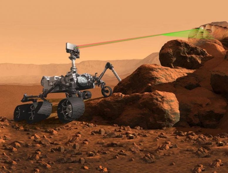 Lanzamiento del láser SuperCam Mars 2020