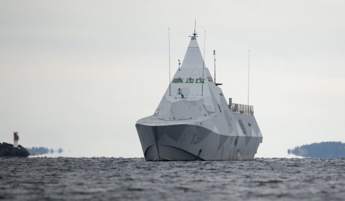 Corbeta sueca HMS Visby en 2014