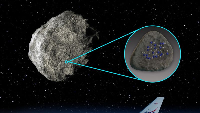 Se cree que las moléculas de agua de los asteroides están "completamente secas"