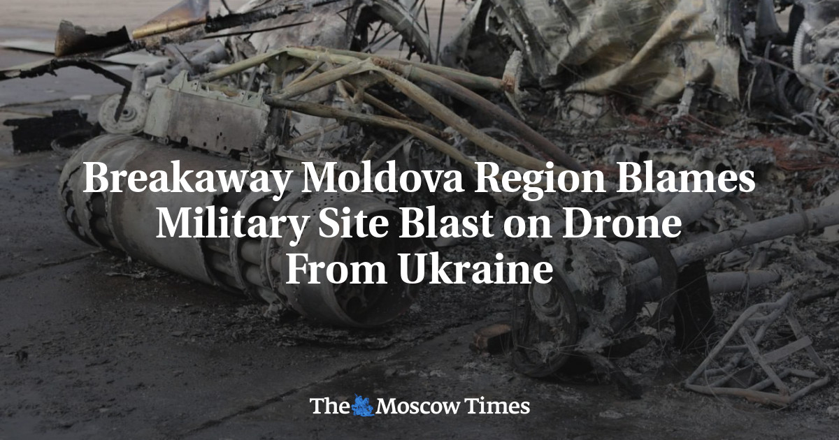 La región separatista de Moldavia atribuye la explosión de un emplazamiento militar a un dron ucraniano