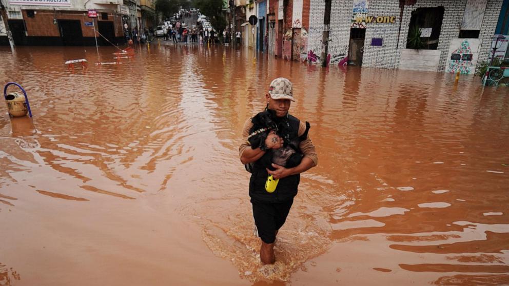 Caramelo, un caballo brasileño varado en un techo debido a una inundación, fue rescatado tras conmocionar a la nación