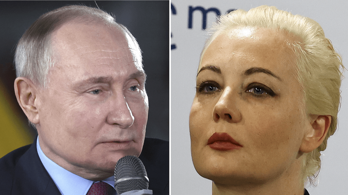 La esposa de Putin y Navalny se separó