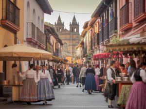 Fotogalería: la romería de la Peña de la Cruz llena de color y tradición las calles de Béjar